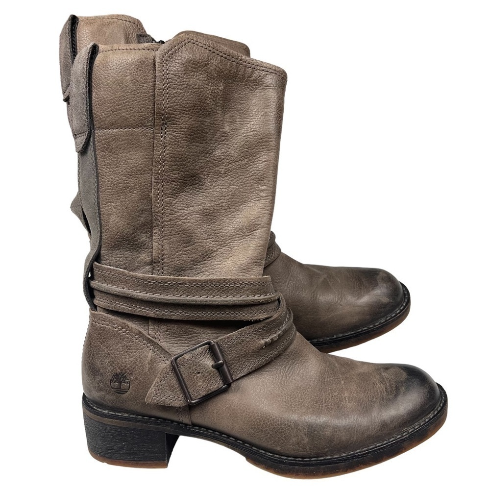 TIMBERLAND WHITTEMORE MID SIDE ZIP BOOTS 7 - Picture 7 of 11